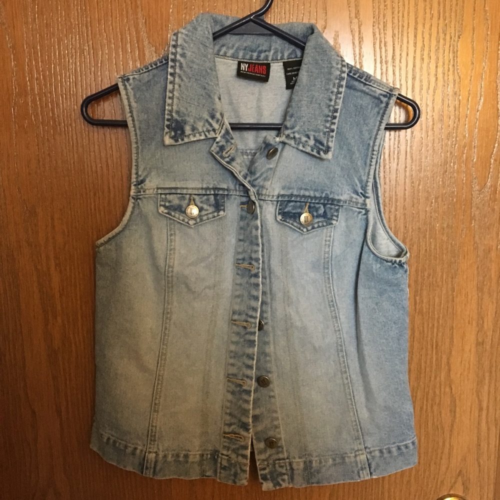 Vintage denim vest